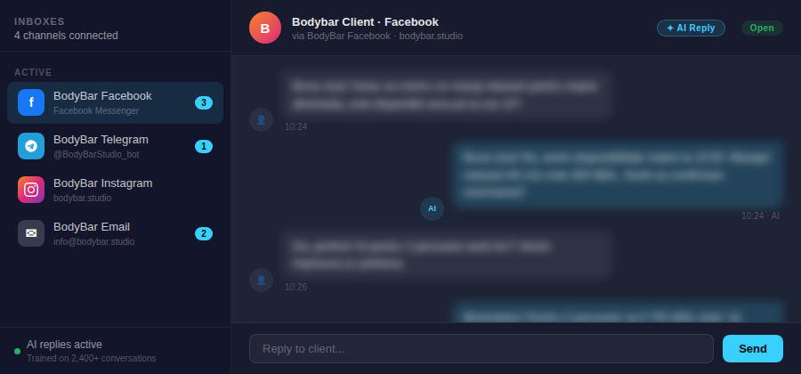 Chatwoot omnichannel inbox