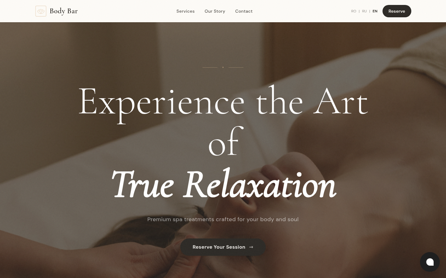 Bodybar Studio website